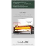 اجاق گاز و فر مسافرتی بی آر اس BRS-16