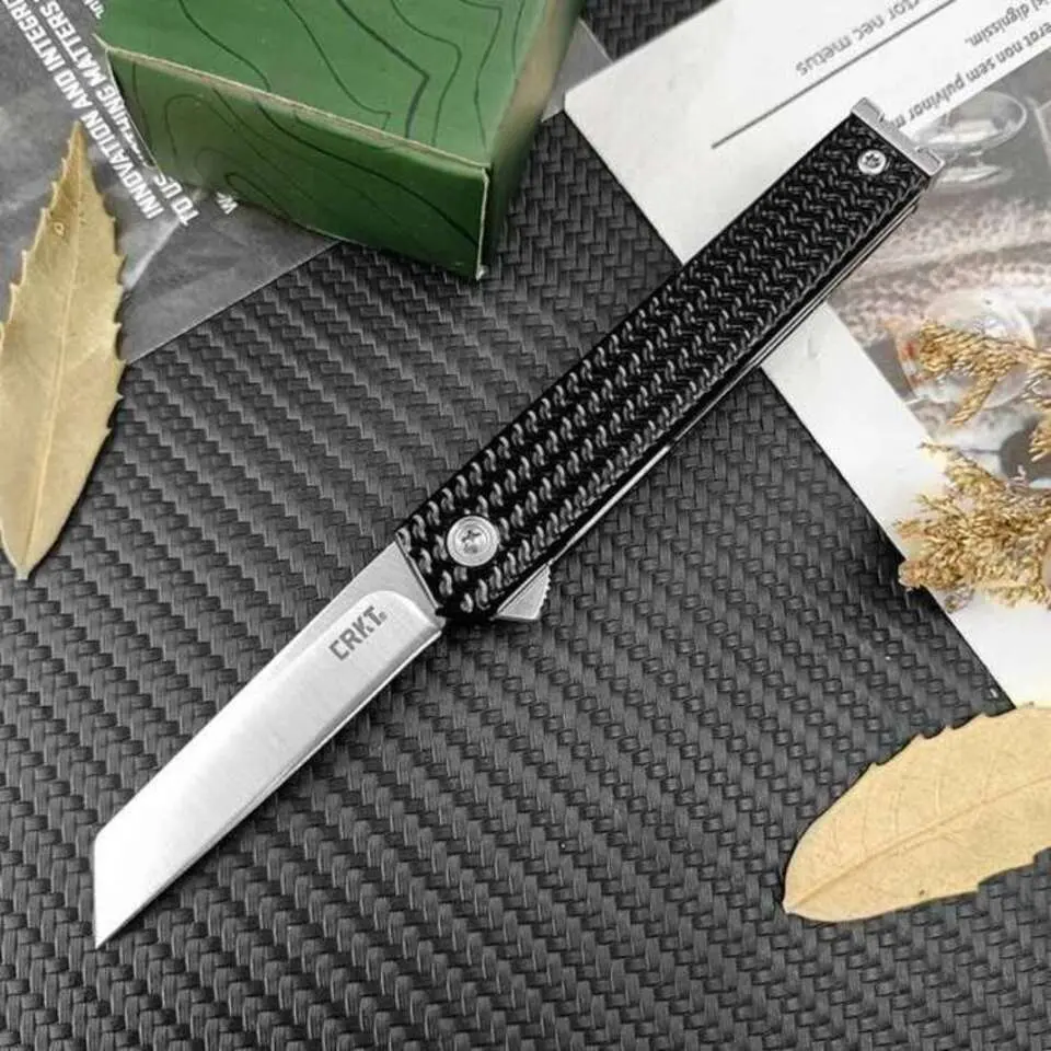 چاقو تاشو Crkt مدل 7083 با تیغه Sandvik 12C27 و قفل Liner Lock