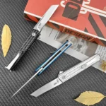 چاقو تاشو CRKT مدل 7083 با تیغه Sandvik 12C27 و قفل Liner Lock
