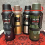 فلاسک وکیوم 4 لیتری KD مدل K-5797 استیل دوجداره با حفظ دمای 48 ساعته